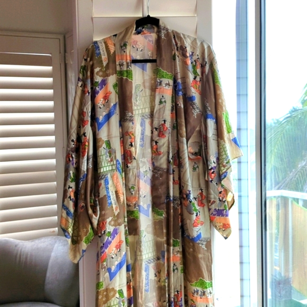 Vintage Long Kimono